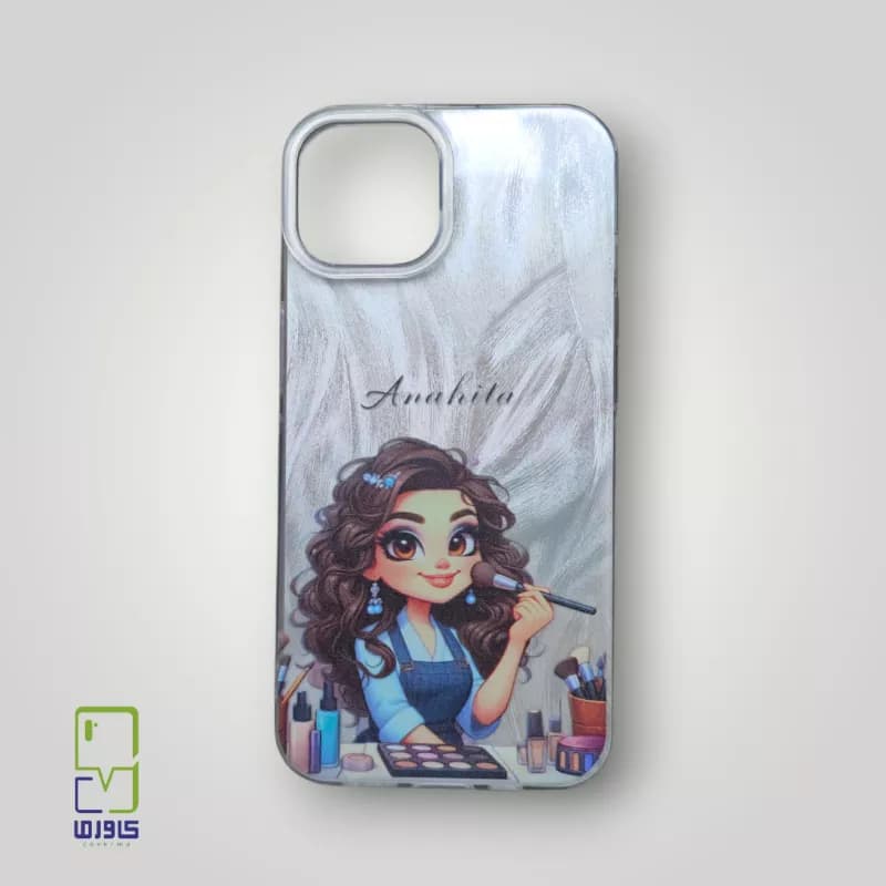 قاب گوشی آیفون 13/14 نرمال فانتزی | براش 04 دخترانه 14/iphone 13 — تصویر ۲