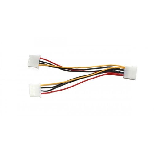 کابل تبدیل برق 1 به 2 ساتا مدل S322 طول 0.2 متر