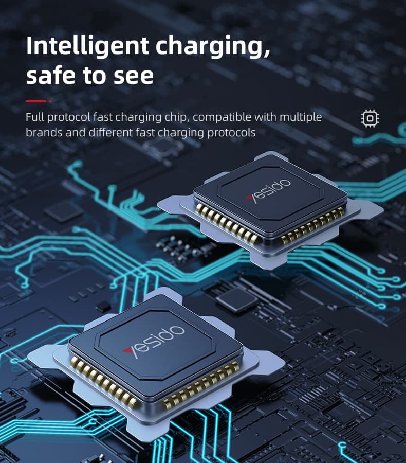 کابل USB به TYPE-C یسیدو YESIDO CA122 طول 1.2 متر 66W — تصویر ۶