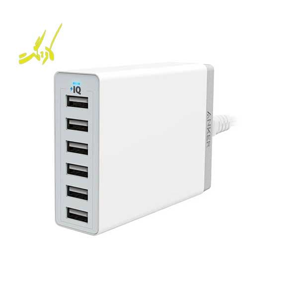 شارژر دیواری انکر مدل PowerPort6 A2123