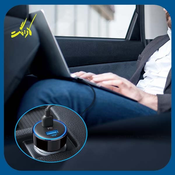 شارژر فندکی انکر مدل 2+A2229 PowerDrive Speed — تصویر ۶