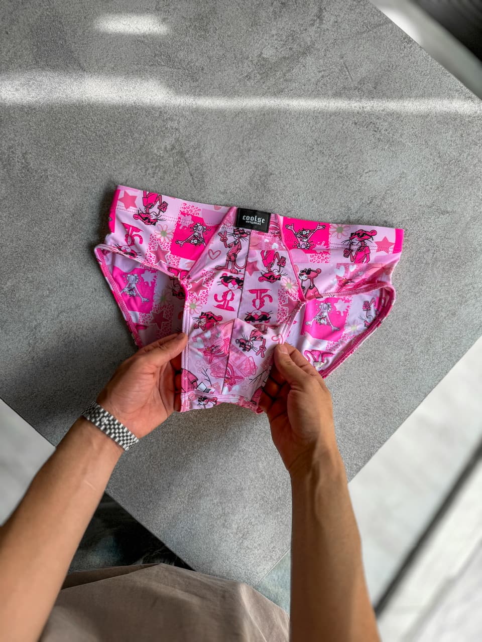 شورت مردانه کولسی اسلیپ Pink Panther — تصویر ۲