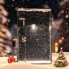 چراغ خواب برفی طرح خیابان با نور LED — تصویر ۲