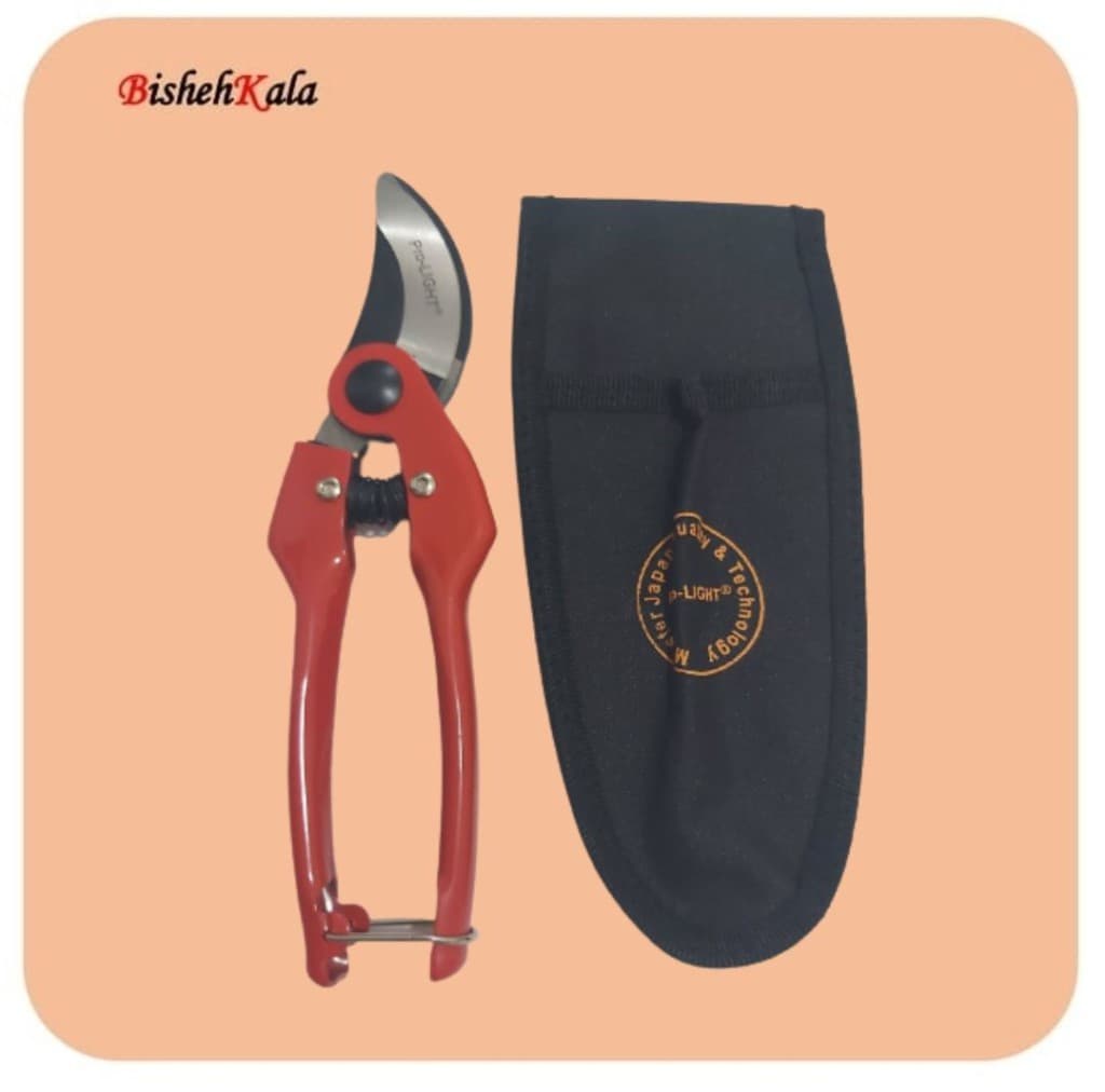 قیچی باغبانی LIGHT لایت مدل 3164 همراه با کیف برزنتی محافظ کمری کد(149)