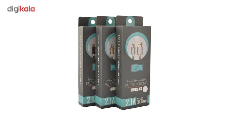 کابل تبدیل USB به لایتنینگ ارلدام مدل ET-011I طول 3 متر — تصویر ۴