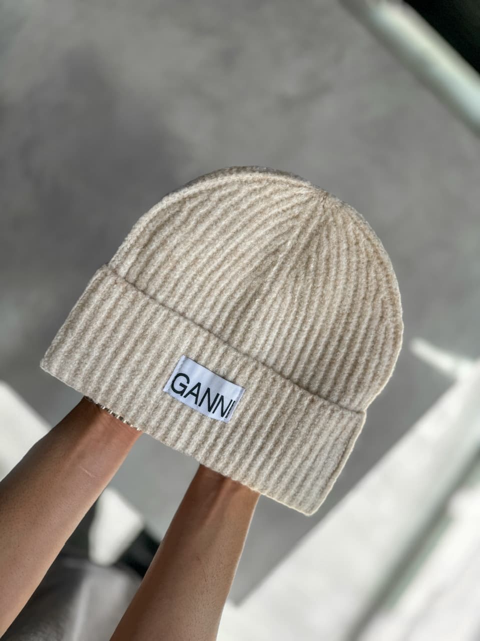 کلاه بافت موهر Ganni کد 563 — تصویر ۳