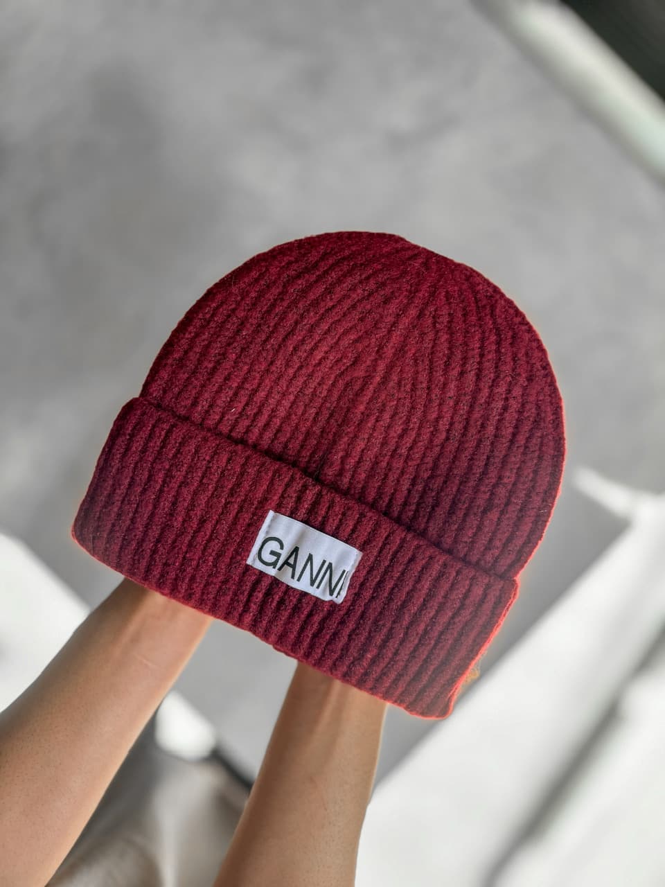 کلاه بافت موهر Ganni کد 563 — تصویر ۷