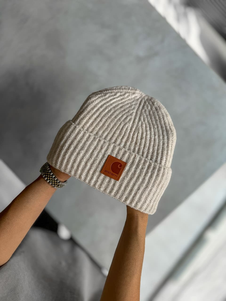 کلاه بافت موهر Carhartt کد 564 — تصویر ۲
