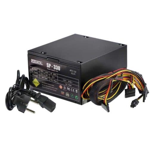 منبع تغذیه کامپیوتر سادیتا مدل SP330 230w — تصویر ۴