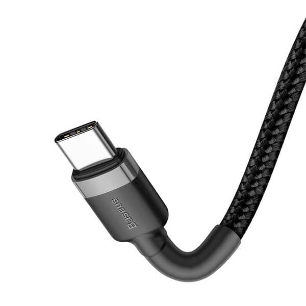 کابل فست شارژ Baseus CATKLF-HG1 Cafule Series Type-C To Type-C PD2.0 QC3.0 2m — تصویر ۲