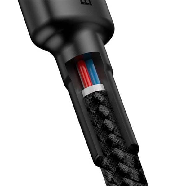 کابل فست شارژ Baseus CATKLF-HG1 Cafule Series Type-C To Type-C PD2.0 QC3.0 2m — تصویر ۵