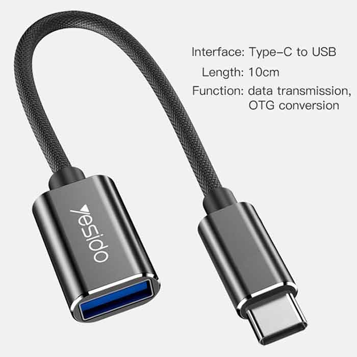 مبدل Type-C به USB OTG یسیدو YESIDO GS01 — تصویر ۳