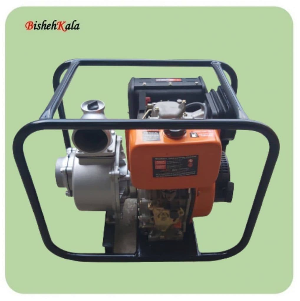 موتور پمپ 4 اینچ دیزل هندلی 6.6 اسب DAEWOO دوو کد(2)