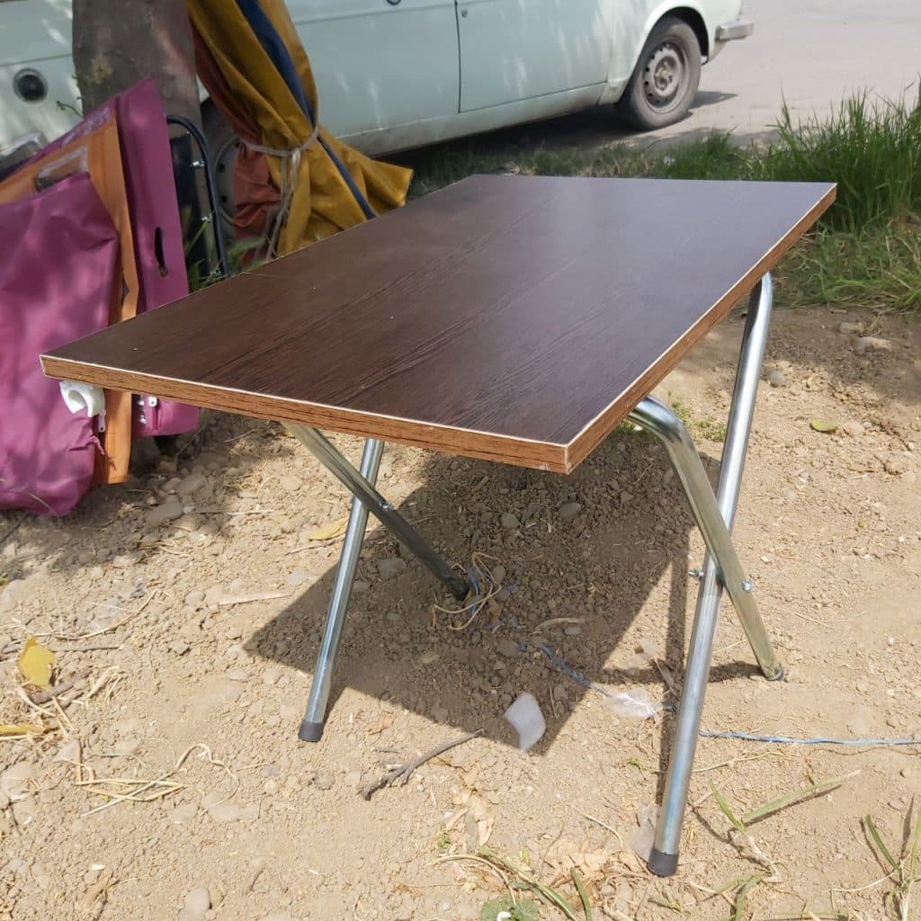 میز عسلی تاشوی چوبی کد(A) — تصویر ۲