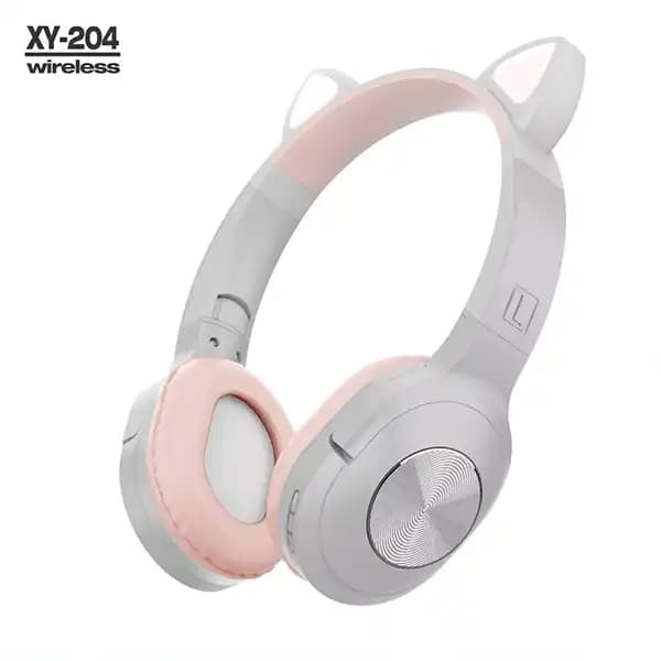 هدفون بلوتوث گربه ای مدل XY-204 — تصویر ۶