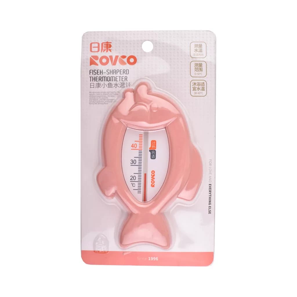 دماسنج حمام و اتاق کودک Rovco طرح ماهی بدون جیوه