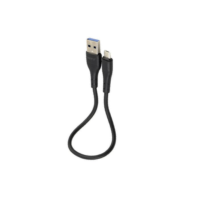 کابل بدون پک کوتاه دبه ای میکرو یو اس بی فست شارژ نیتو NITU NC250 25cm — تصویر ۲
