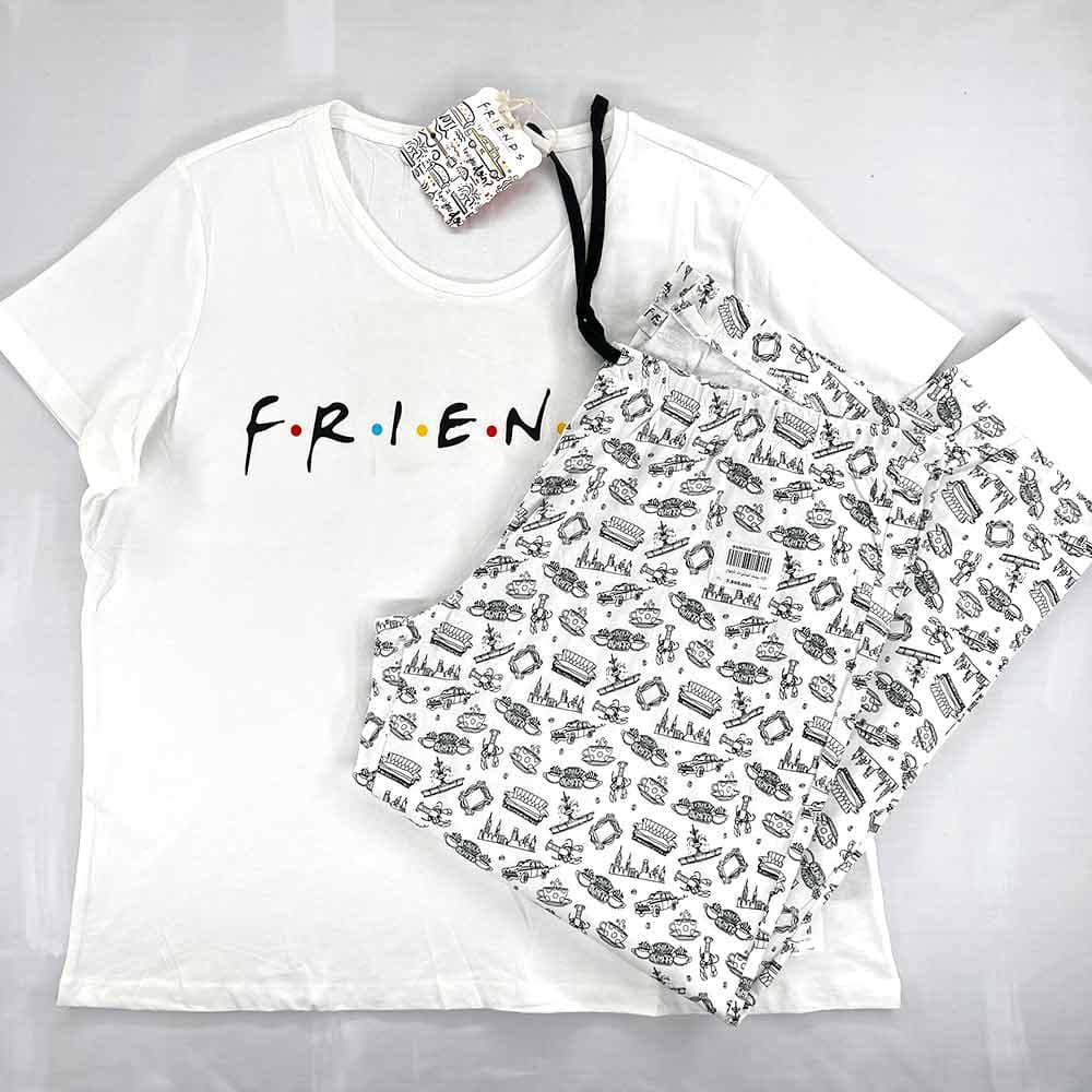 ست تیشرت و شلوارک up طرح friends 01