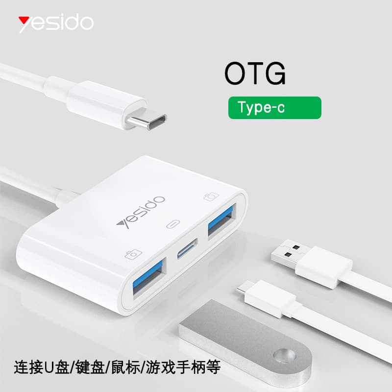 مبدل چندکاره OTG تایپسی یسیدو YESIDO GS17 — تصویر ۵
