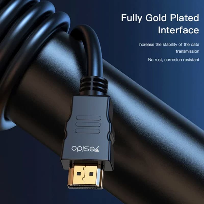 کابل Hdmi یسیدو مدل YESIDO HM09 4K طول 1.5 متر — تصویر ۲