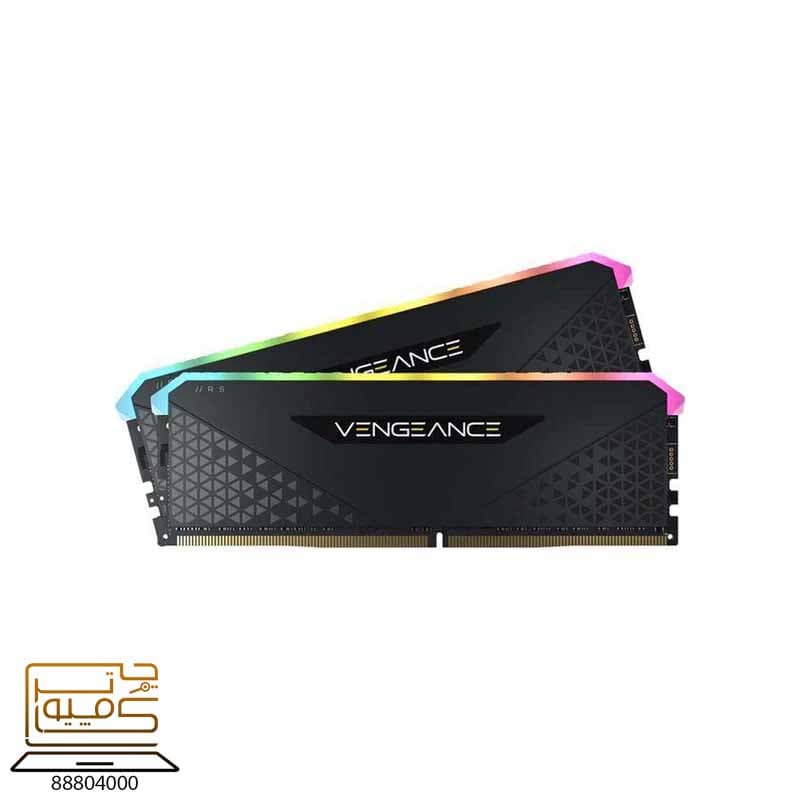 رم کورسیر CORSAIR VENGEANCE RGB RS 16GB DUAL 3200MHZ CL16 D4 — تصویر ۴
