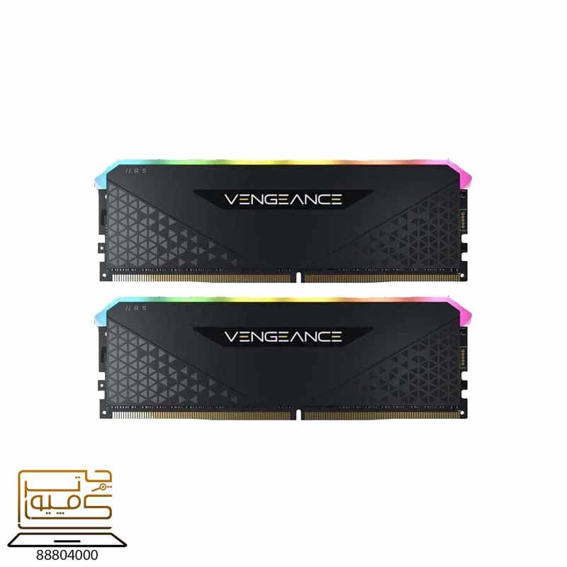 رم کورسیر CORSAIR VENGEANCE RGB RS 16GB DUAL 3200MHZ CL16 D4 — تصویر ۵