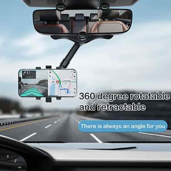 هولدر موبایل آینه ای ماشین Car Rearview — تصویر ۸