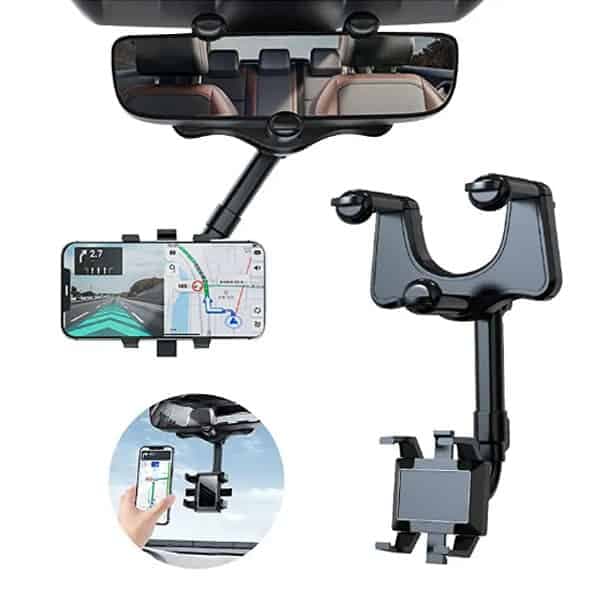هولدر موبایل آینه ای ماشین Car Rearview — تصویر ۳