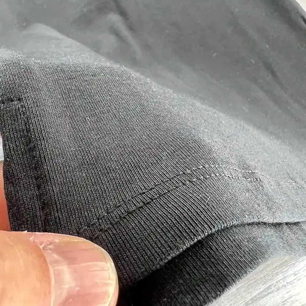 تیشرت یقه دار بیسیک مشکی ساده 02 — تصویر ۳