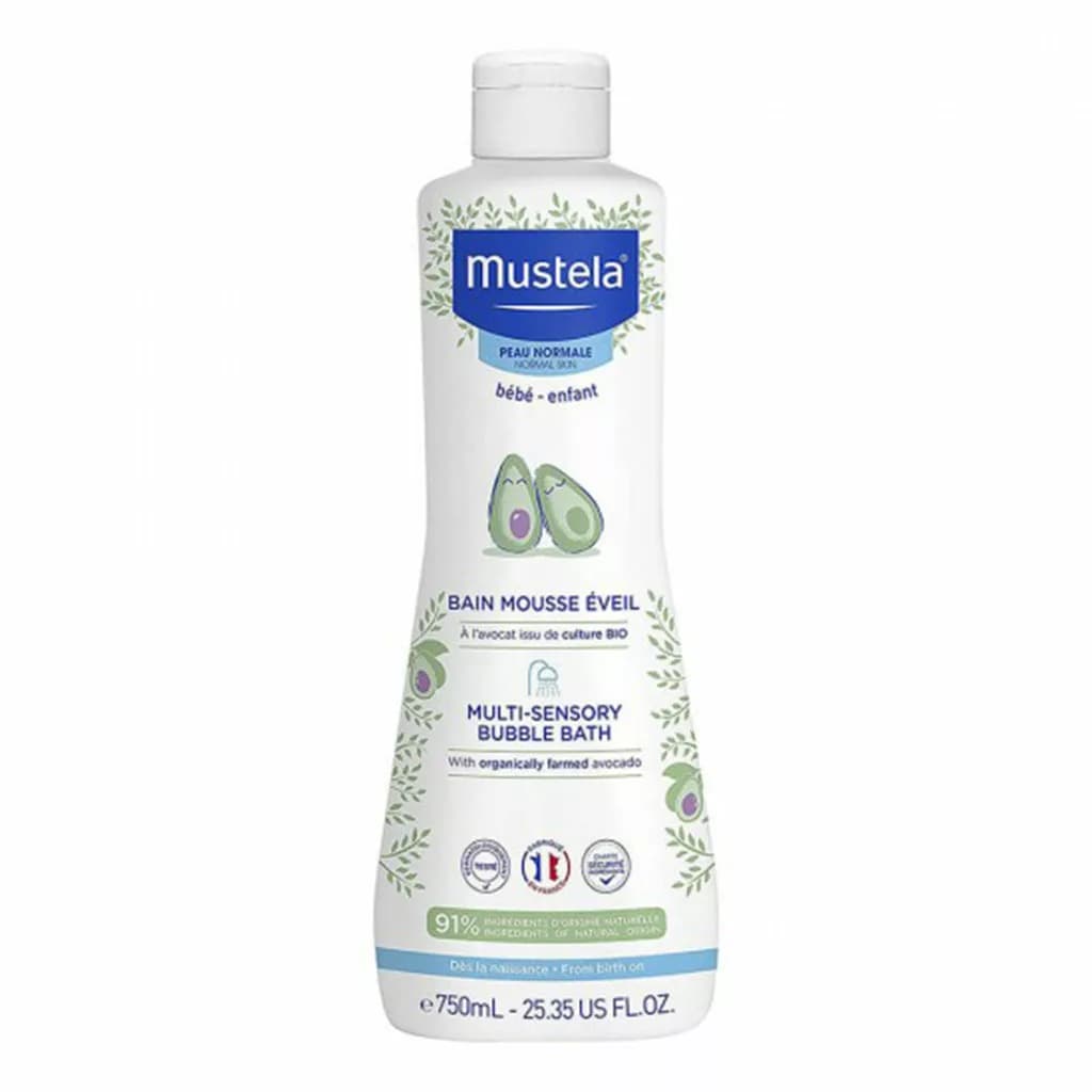 شامپو بدن (فوم) حمام کودک آووکادو ماستلا Mustela