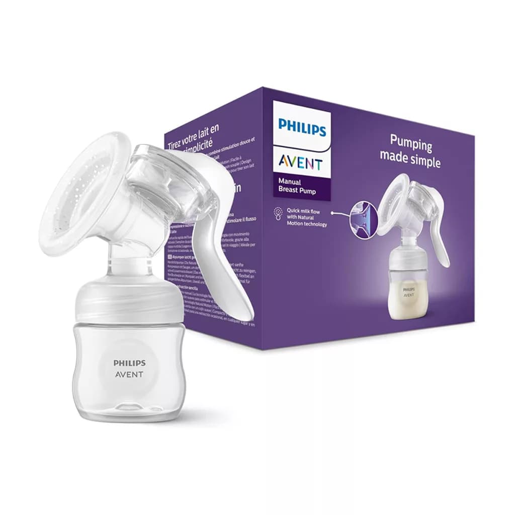 شیردوش دستی فیلیپس اونت Philips Avent و سرشیشه ضدنفخ