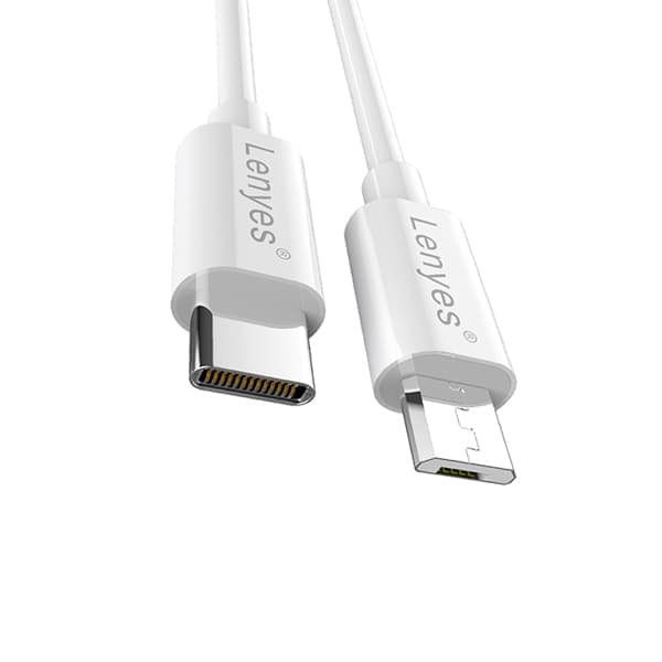 کابل تبدیل Lenyes LC701 TC-I5 Type-C to Micro-USB — تصویر ۳