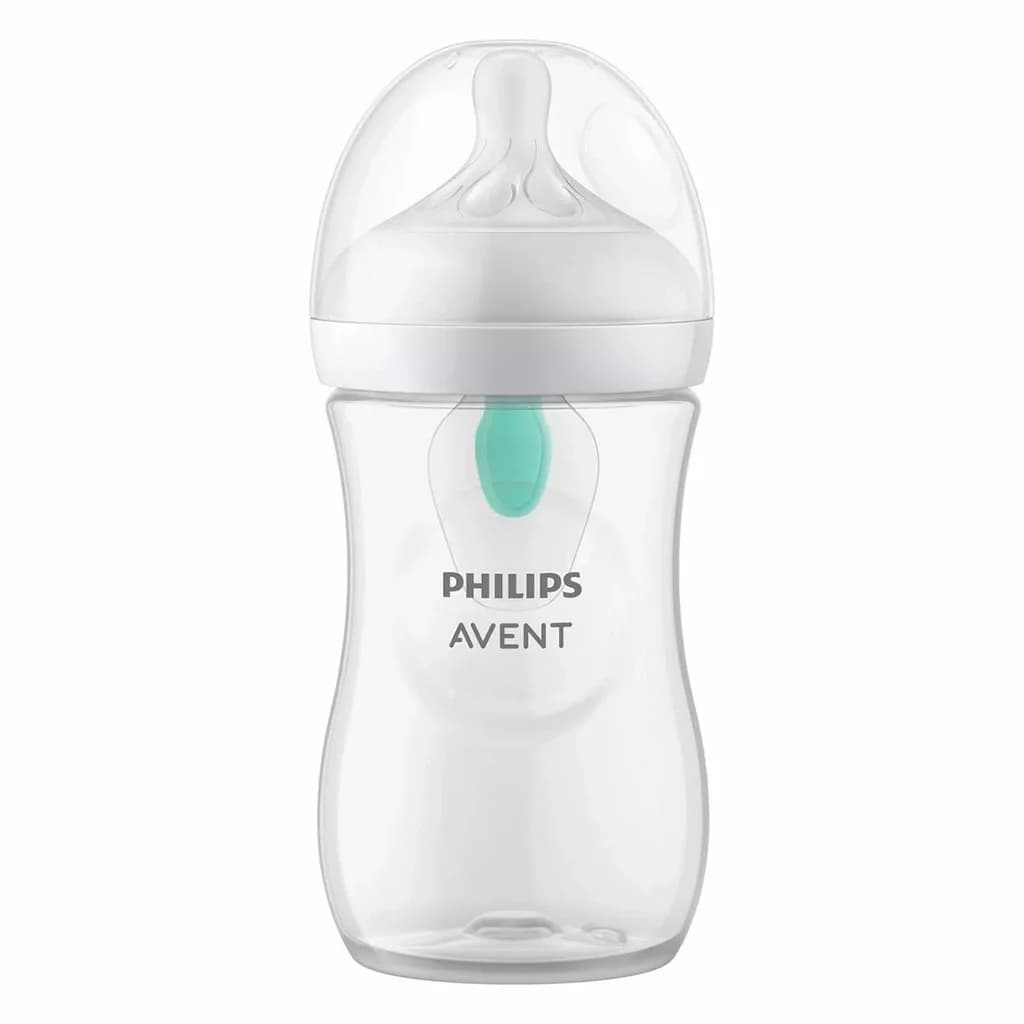 شیشه شیر نچرال 260میل 1+ماه 3قطره اونت Avent — تصویر ۶