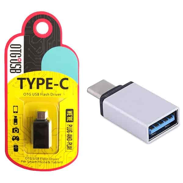 تبدیل OTG Type-C to USB مدل C&Q