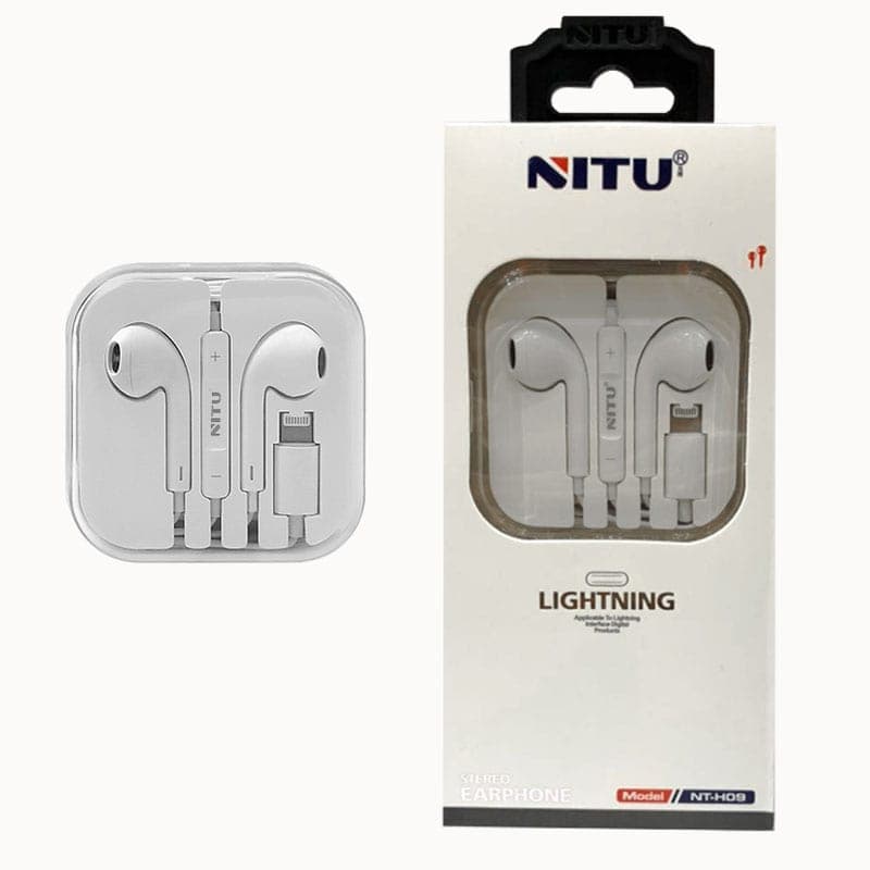 هندزفری سیم دار لایتنینگ نیتو NITU NT-H9 — تصویر ۳
