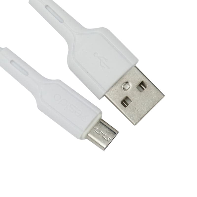 کابل USB به Micro-USB یسیدو YESIDO CA42 طول 1 متر 2.4 آمپر — تصویر ۳