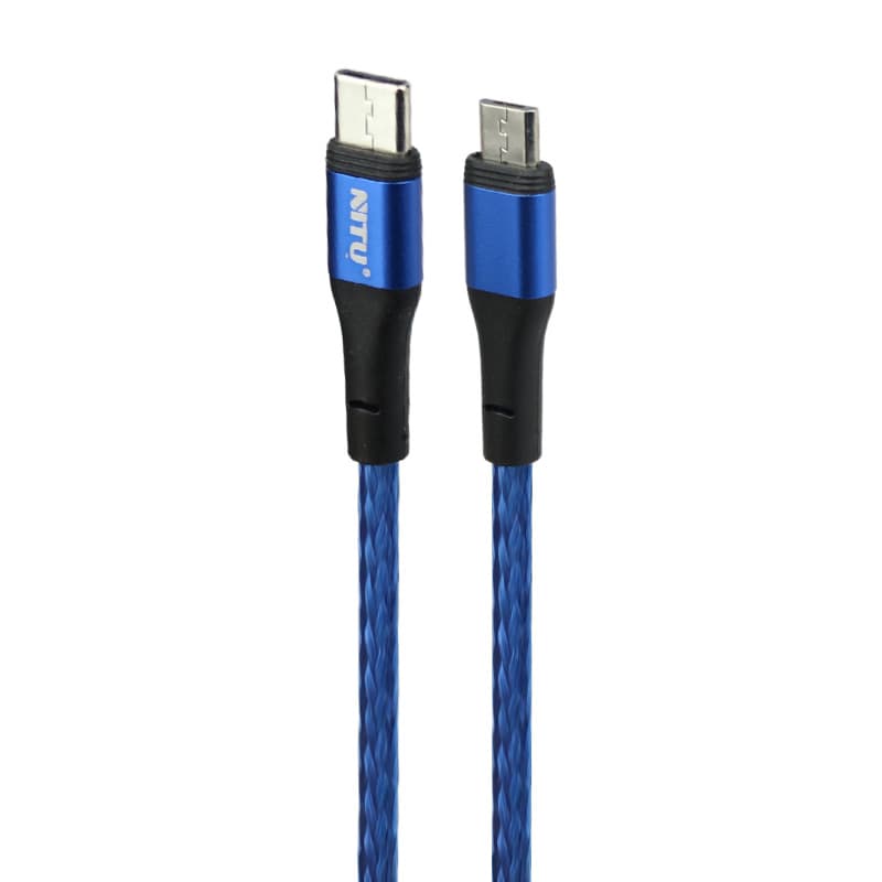 کابل Type-C به Micro-usb نیتو NITU NC36 طول 30 سانتیمتر 2.4 آمپر