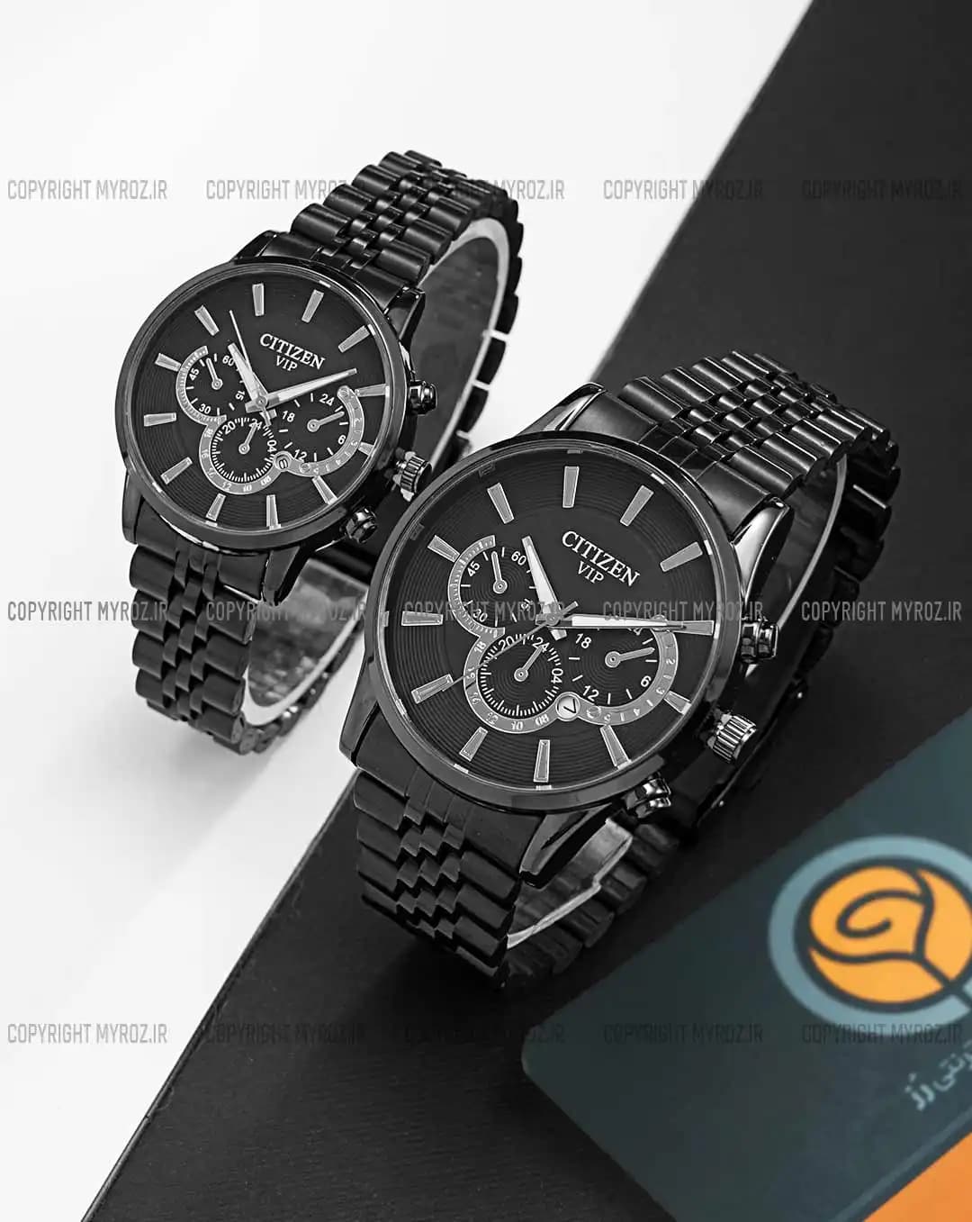 ست ساعت مچی سیتیزن CITIZEN مدل VIP کد 2739 — تصویر ۳