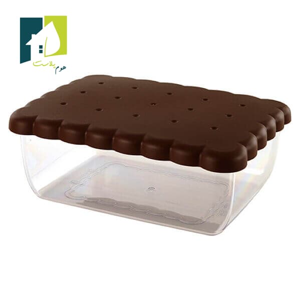 ظرف بیسکویت درب دار مرسه