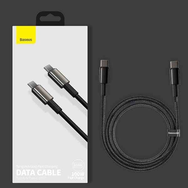 کابل تبدیل فست شارژ دو سر تایپ سی Baseus CATWJ-01 — تصویر ۸