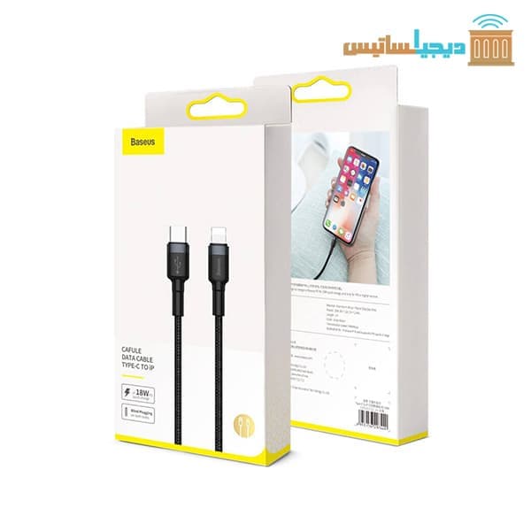 کابل فست شارژ Baseus CATLKLF Type-C to Lightning — تصویر ۲