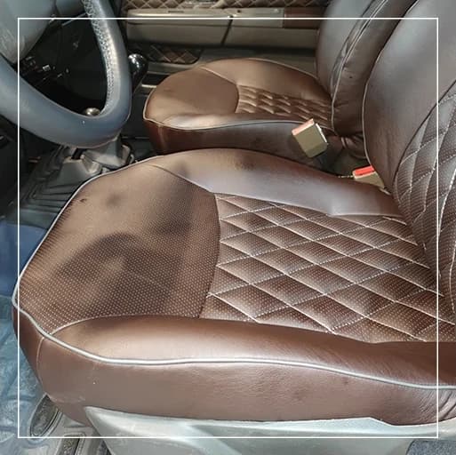 روکش صندلی پیکاپ pickup مدل لمسه لوزی برند R-232) ECCCO) — تصویر ۳