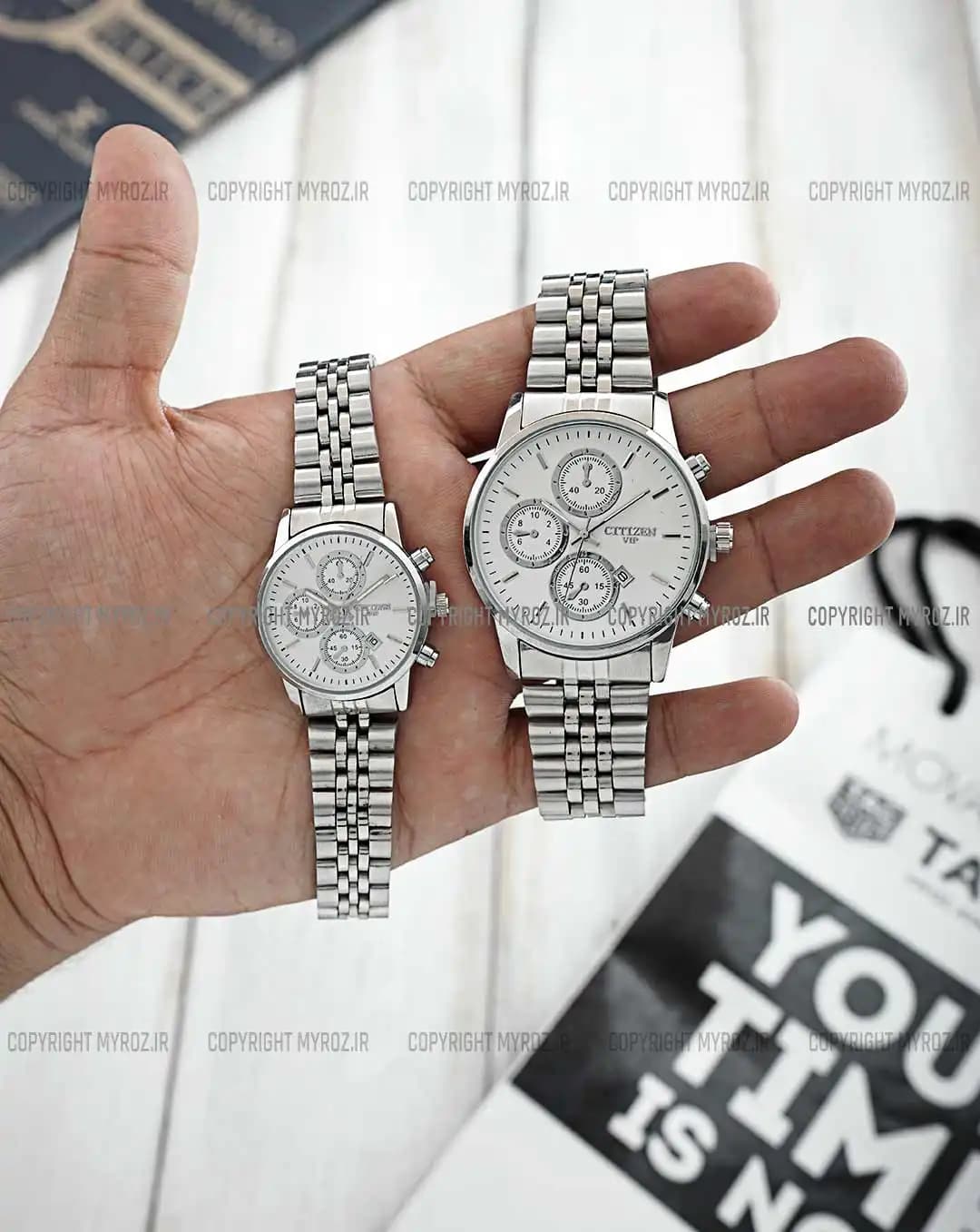 ست ساعت مچی مردانه سیتیزن CITIZEN مدل VIP کد 2707 — تصویر ۲