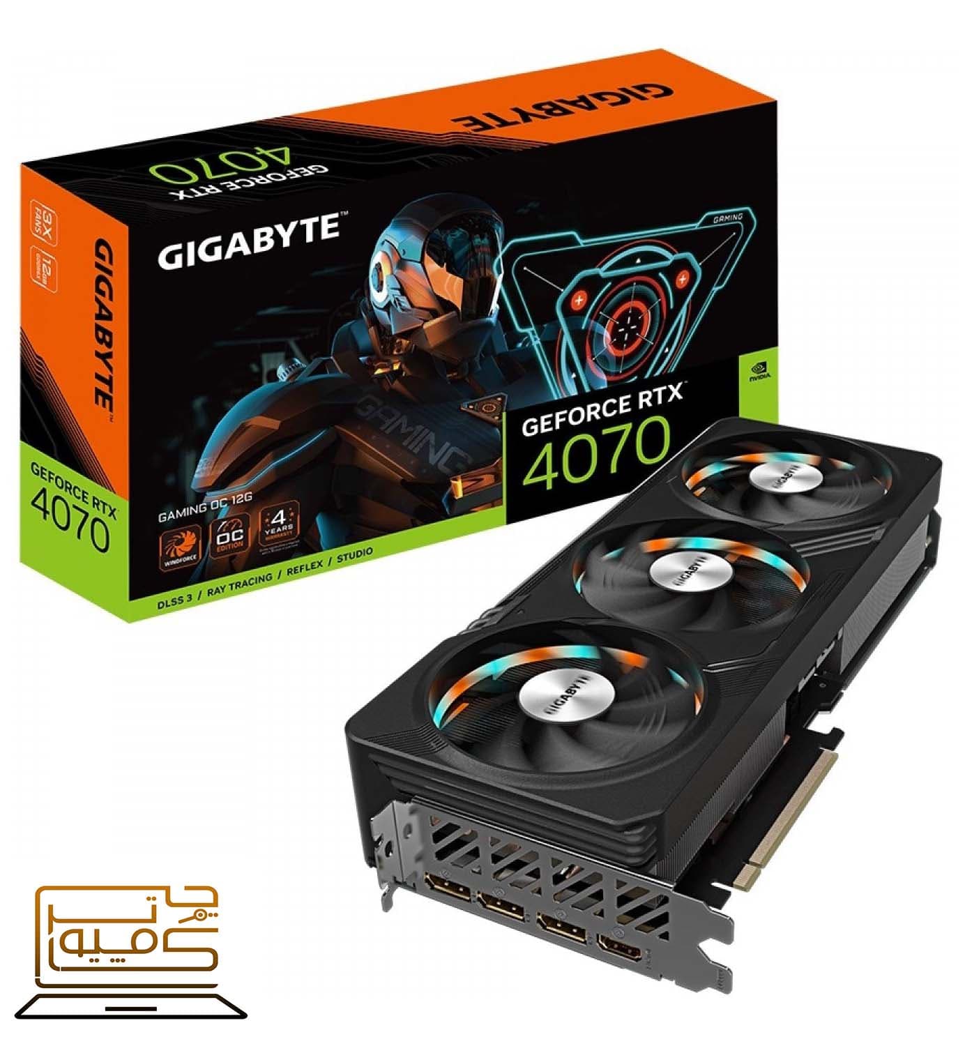 گرافیک گیگابایت GIGABYTE RTX 4070 SUPER 12GB OC D6