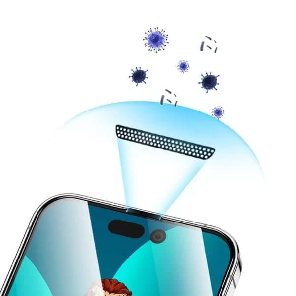 محافظ صفحه نمایش توری دار Green Lion مدل Steve مناسب برای آیفون iPhone 13/13Pro/14 (جدید) — تصویر ۳