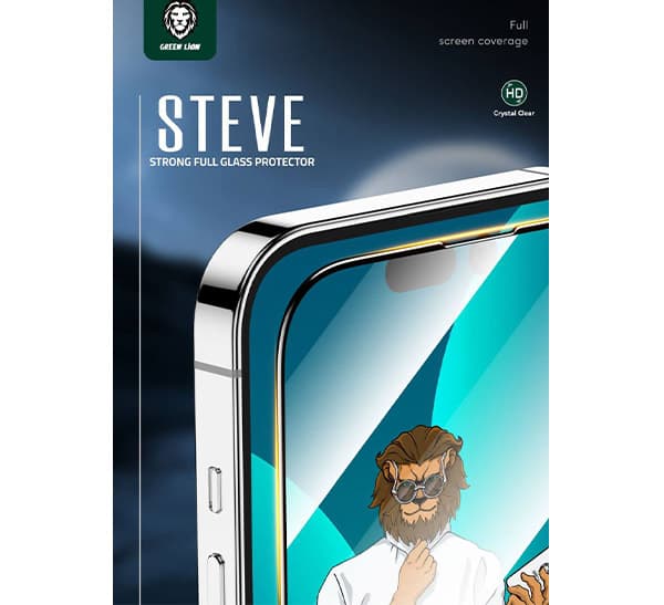 محافظ صفحه نمایش Green Lion مدل Steve مناسب برای آیفون iPhone 14 ProMax — تصویر ۳