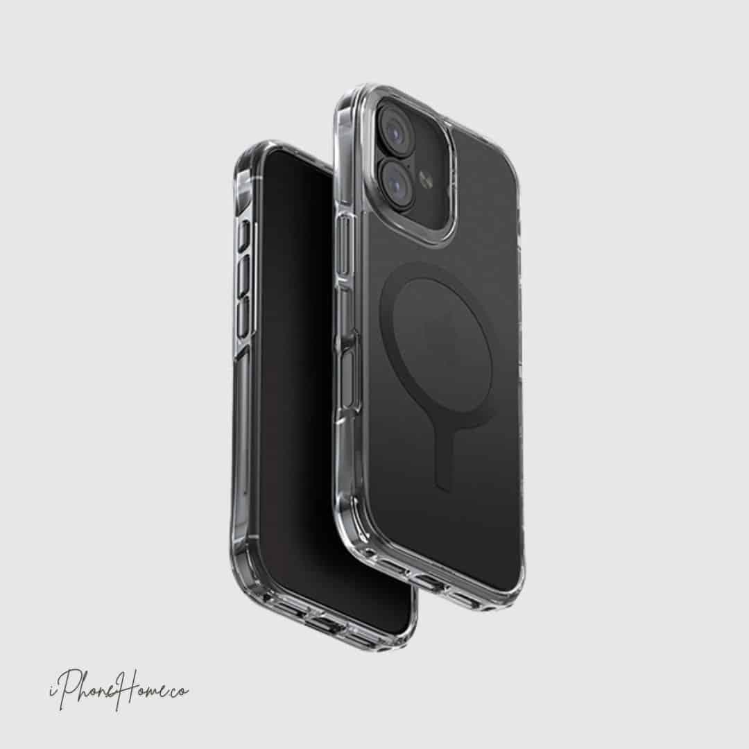 قاب یونیک lifepro xtreme شفاف مشکی مات مناسب iPhone 17 (9102)