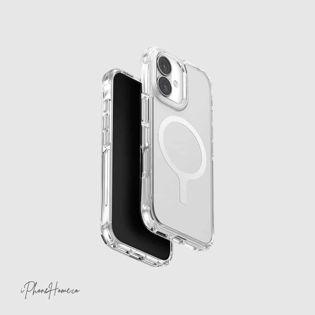 قاب یونیک lifepro xtreme شفاف سفید مات مناسب iPhone 17 (9103)
