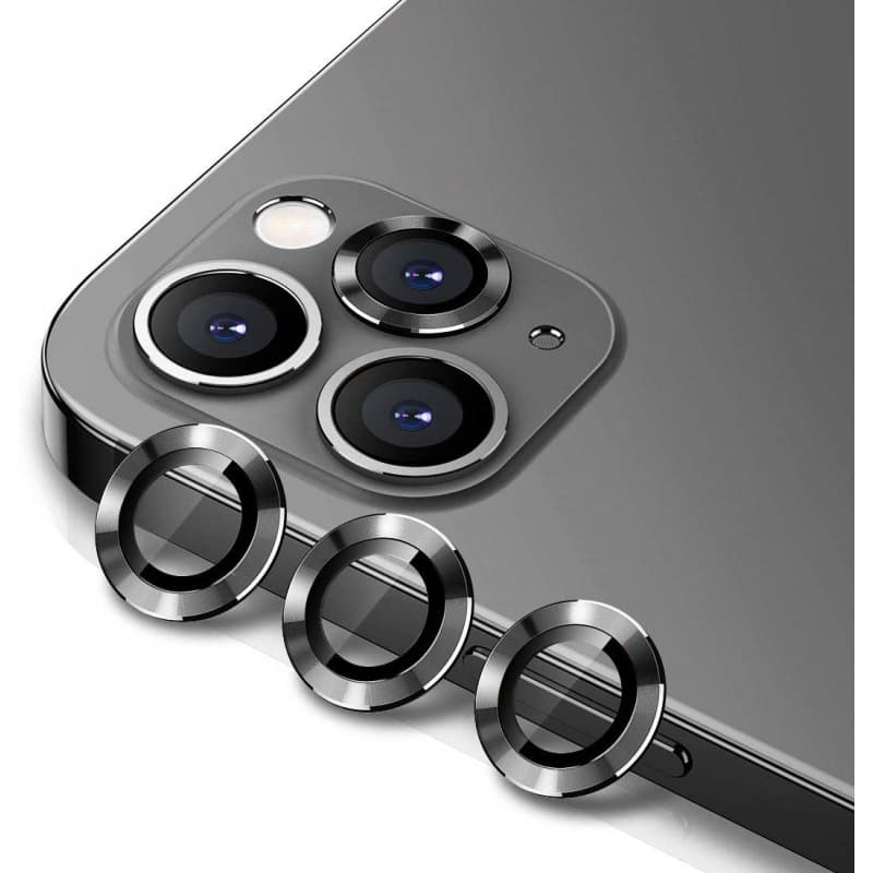 محافظ لنز دوربین مدل رینگی برند QY مناسب برای گوشی موبایل اپل Iphone 12 promax