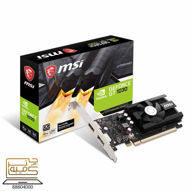 کارت گرافیک ام اس آی MSI GT 1030 2GB LP OC DDR4 — تصویر ۴